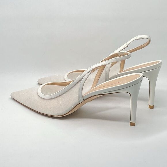 Stuart Weitzman Slingback Pointed Toe Pumps size 9 - Picture 7 of 11